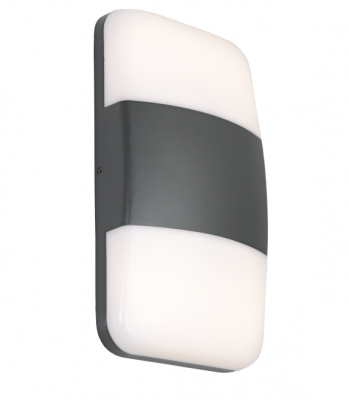 Umina 10W 3CCT IP65 Coastal Exterior Wall Light Charcoal